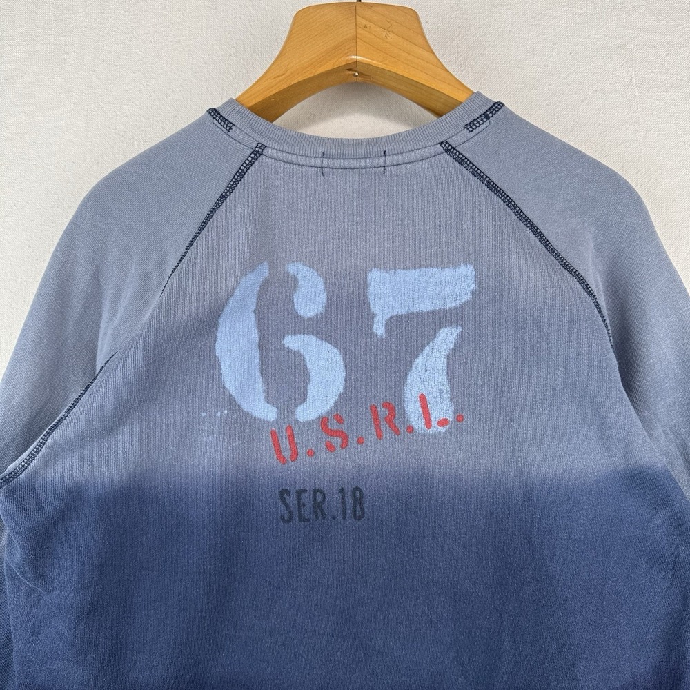 Polo Ralph Lauren RLYC Boys XL 18-20 Navy Ombré Sweatshirt Sailing Yacht Club - Picture 7 of 13